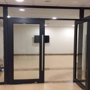 Vách kính chống cháy – Mẫu vách 1 tầng